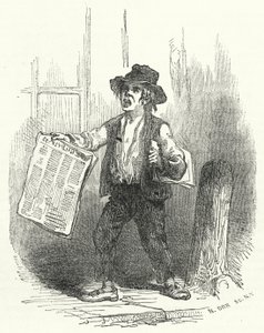 Venditore di giornali da American School