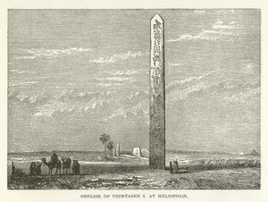 Obelisco di Usurtasen I a Eliopoli da American School