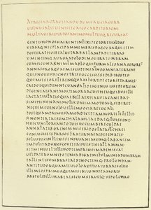 Pagina dal Virgilio di Firenze