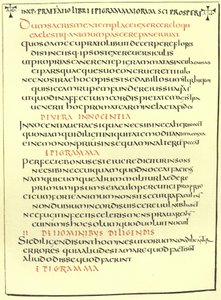 Pagina dagli epigrammi di San Prospero da American School
