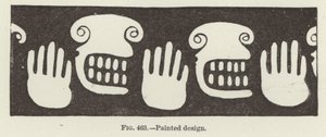Disegno dipinto, mani e volti da American School