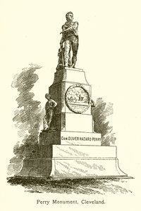 Monumento di Perry, Cleveland, Lago Erie da American School