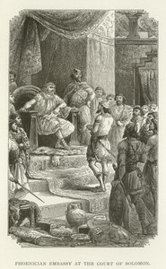 Ambasciata fenicia alla corte di Salomone da American School