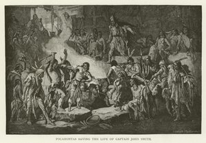 Pocahontas salva la vita del Capitano John Smith da American School