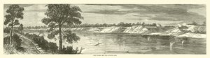 Port Hudson dalla riva opposta, maggio 1863 da American School