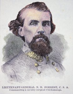 Ritratto del tenente generale Nathan B. Forrest (1821-77)