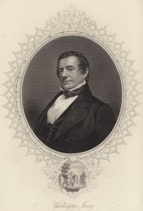 Ritratto di Washington Irving da American School