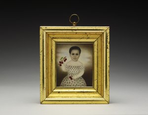 Ritratto di una giovane ragazza, c.1846 da American School