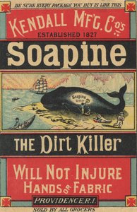 Poster pubblicitario per il sapone Soapine della Kendall Mfg. Co., c.1890