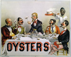 Manifesto pubblicitario delle Ostriche