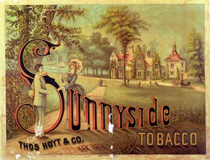 Manifesto pubblicitario del Tabacco Sunnyside