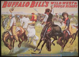 Poster del Wild West Show di Buffalo Bill da American School