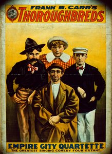 Poster per i purosangue di Frank B. Carr