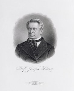 Professor Joseph Henry (1797-1878) da un frontespizio di A Memorial of Joseph Henry, Washington, 1880 da American School