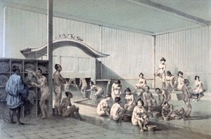Bagno pubblico a Simoda, 1856