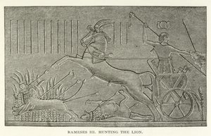 Ramesse III caccia il Leone