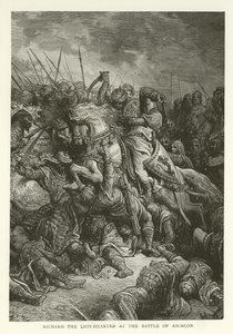 Riccardo Cuor di Leone alla Battaglia di Ascalona, 1192 da American School