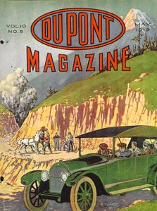 Costruzione Stradale, copertina della rivista DuPont, maggio 1919 da American School