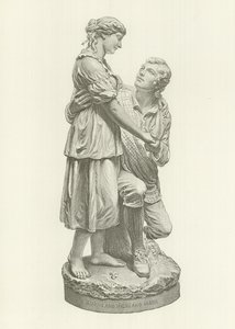Robert Burns e Highland Mary (incisione) da American School