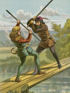 Il combattimento di Robin Hood con Little John
