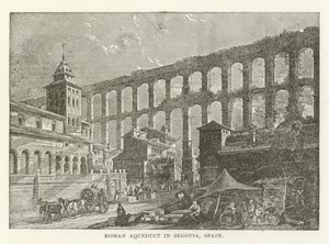 Acquedotto Romano a Segovia, Spagna da American School
