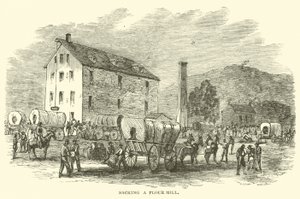 Saccheggio di un mulino, luglio 1864 da American School