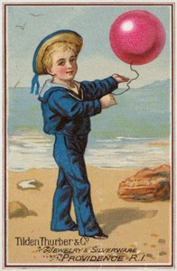 Marinaio con palloncino rosso da American School