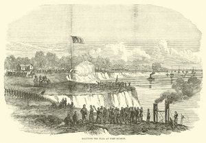 Saluto alla bandiera a Port Hudson, luglio 1863 da American School