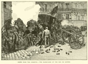 Scena dalla Comune, le barricate di Rue de Rennes da American School