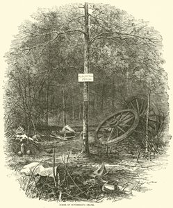 Scena della morte di McPherson, luglio 1864
