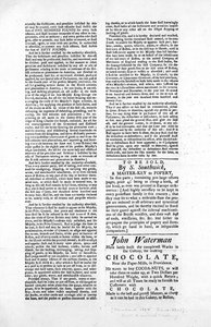 Seconda pagina di un manifesto che delinea l