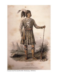 Capo Seminole Osceola, 1842 da American School