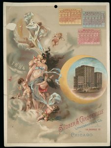 Carta commerciale di Shober & Carqueville da American School