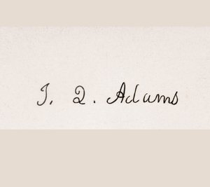 Firma di John Quincy Adams