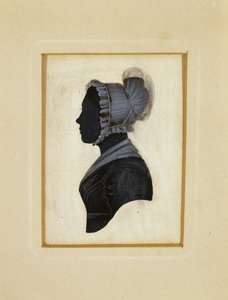 Silhouette di una signora da American School