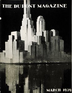 Grattacieli, copertina della rivista DuPont, marzo 1929