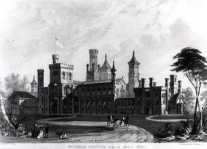 Smithsonian Institution da sud-ovest, da 
