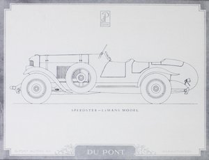 Speedster - Modello LeMans, DuPont Motor Cars, 1921