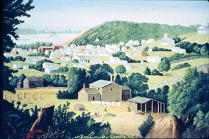 St Joseph, Missouri, casa del fuorilegge Jesse Woodson James (1847-82) c.1865 da American School