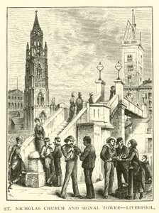 Chiesa di San Nicola e Torre del Segnale, Liverpool da American School