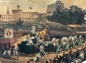 Parata del giorno di San Patrizio in America, Union Square, anni 1870