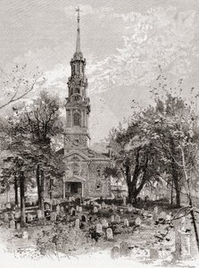 Chiesa di San Paolo, New York, nel XIX secolo, da 