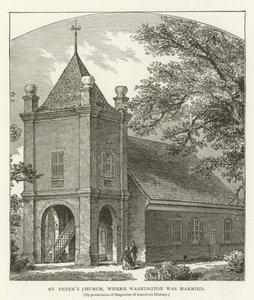Chiesa di San Pietro, dove Washington si sposò da American School