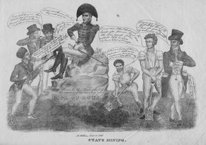 Estrazione mineraria statale, c.1828 da American School