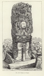 Statua a Copan da American School