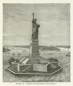 Statua della Libertà che illumina il mondo da American School
