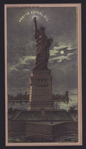 Statua della Libertà di notte, Pratts Astral Oil da American School