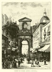 Strada a Napoli, Porta Capuana da American School