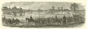 La Grande Divisione di Sumner attraversa il Rappahannock, dicembre 1862 da American School