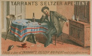 Tarrants Seltzer Aperient, carta commerciale da American School